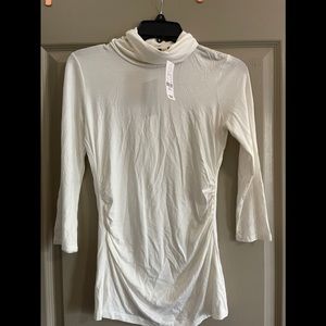 New York and Company: 3/4 Cream Turtle Neck